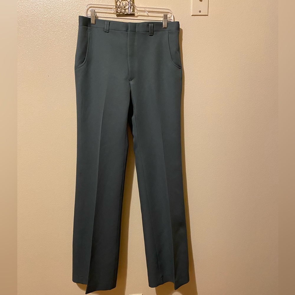 Vintage Haggar Olive Green Wide Leg Slacks